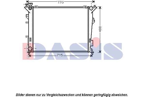 AKS DASIS Radiaator,mootorijahutus 510098N